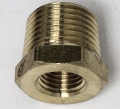 Lot of 10 Brass Reducing Bushing 1/2″ NPT Male to 1/4″ NPT Female Pipe