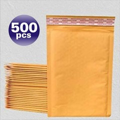 Polycyberusa® 500 #000 4 X 7 Kraft Bubble Mailers Padded Envelopes 500KB000