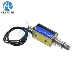 1-10PCS JF-0530B DC12V 300mA 5N/10mm Pull-Push-Type DC Solenoid Electromagnet