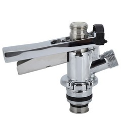 G5/8 U-Shaped Beer Keg Coupler Stainless Steel Dispenser for Home Bar & Restaura