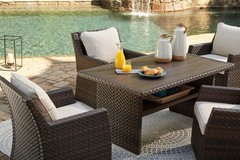 Signature Design by Ashley Contemporary Easy Isle Multi-Use Table Dark