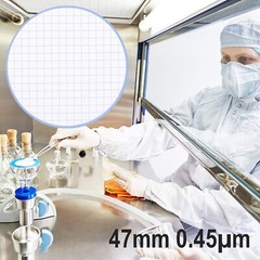 10000PCS 0.45µm/47mm Sterile LAB Membrane Filter Gridded MCE Individually Packed