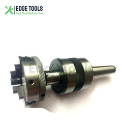 Revolving Centre 3MT shank with 50mm 3 Jaw Chuck mounting for Lathe Tailstock