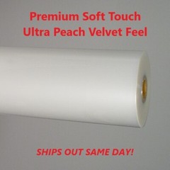 1.5 mil Soft Touch Peach Velvet Thermal Roll Laminating Film 12″ x 500′, 1″ Core
