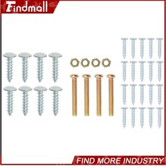 Findmall 4 PCS 2″ U-Bracket Shaped Caster Wheels (2 With Brake & 2 Without)