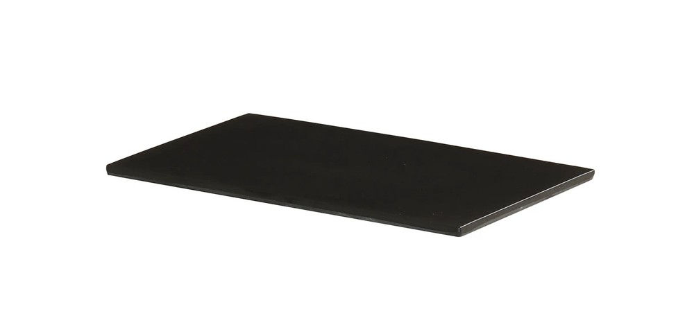 Cal-Mil 24407-610-13 6.5″ x 10.5″ x 0.5″H Black Melamine Tray – 6 Each