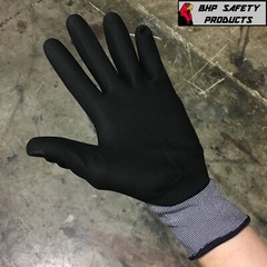 G-Grip Work Glove Ultra-Thin Nitrile Foam Grip Palm Coated Nylon Shell 3 Pairs