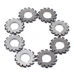 8 Pcs/Set 14.5° Involute Gear Cutter DP8 DP10 DP16 DP20 DP22 PA14-1/2 HSS 8H Set