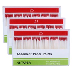 Dental Endo Cotton Fiber Absorbent Paper Points PP0.04 /0.06 15-40# 25# 30# 35#