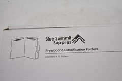 Blue Summit Supplies Classification Folders 10 Pack Yellow 2 Divider 2″ Expand