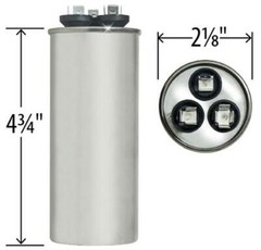 American Standard Capacitor 40/7.5 uf MFD x 440 VAC # 97F9882 Genteq Replacement