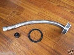 3 New Blitz Style Spout Army Gallon Jerry Gas Can Flexible Metal Pouring Nozzle