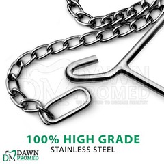 7 Pcs Calf Puller OB Handle & OB Chains Cattle Birthing Delivery Complete Set