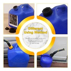 Universal Gas Can Spout Replacement Kit – 3 Packs, Leakproof Nozzles & Filters