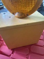 Vintage Flex-o-lite Signal Sundowner Traffic Hazard Construction Beacon Light