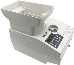 Ribao HCS-3300 High Speed Coin Counter, Bank Grade Coin Sorter with Large Hopper