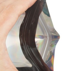 Resealable Smell Proof Bags Clear Zip Food Storage Bag lock Foil Mylar Pouch