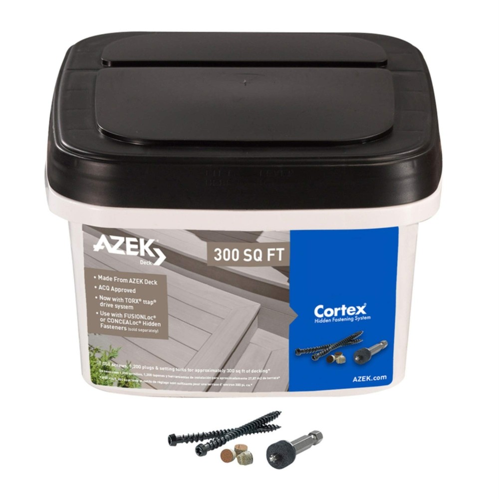 AZEK Cortex 2-3/4 in. L Torx TTAP Star Head Island Oak Hidden Deck Fastener 105
