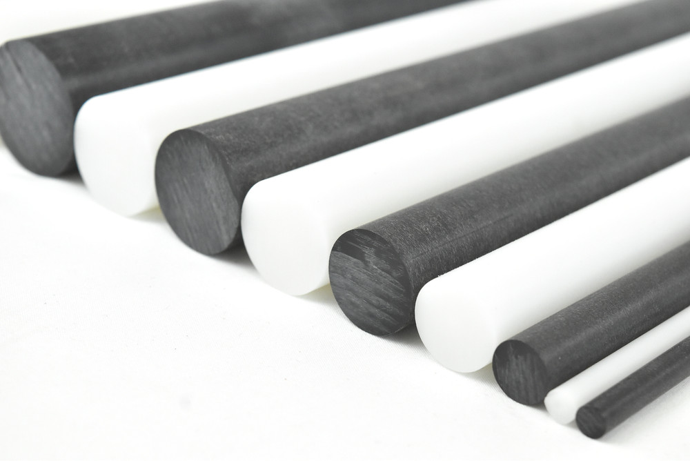 BuyPlastic Black Delrin Acetal Copolymer Rod 1/4″ Diameter x 1 ft Nominal Length