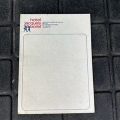 Vintage 1980s Hotel Jacques Borel Aeroport Charles De Gaulle Not Pad