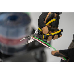1000 Ft. White/Black Stripe 12 SOL CU Coilpak Simpull THHN Wire