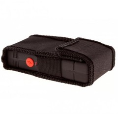 Mini Rechargeable Stun Gun 10MV w/ LED Light High Power BLACK Self Defense Tool