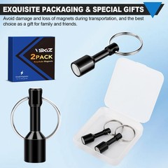 Keychain Magnet for Testing Brass, Pocket Magnet Key Chain with Strong Magnetic