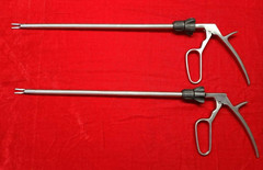 Laparoscopic Clip Applicator Single Action 10mmx330mm Best Quality Reusable -2pc