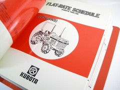 Kubota Tractor Flat Rate Manual Wholesale Lot for Resale Shop Service Repair Use