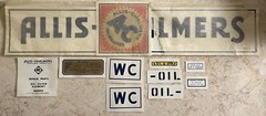 Decal Set Black Letters Fits Allis Chalmers WC Tractors 1930’s-40 Original Pkg