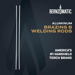 Bernzomatic AL3 Aluminum Brazing/Welding Rods with 12-Inch 1, No Color