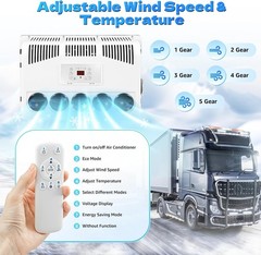 12V 11000 BTU Truck Air Conditioner Split AC For Semi Trucks Bus RV Caravan US