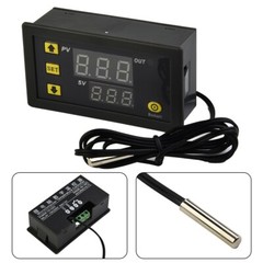 Red+Blue 20A Digital Temperature Controller Thermostat Meter Temp Sensor Switch
