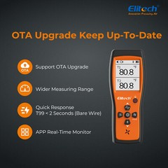 Elitech Digital AC Manifold Gauge DMG-4B & Temperature Thermometer ICT-220