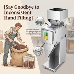 Particle Filling Machine, 0.1-2.2 lbs/10-1000g, Automatic Filler Machine