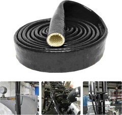 1/2″(12.7mm)ID Fire Sleeve Heat Sleeve Heat Shielded Fire Thermo Armor Silicone