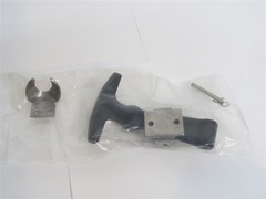 8023824, Rubber T- Handle Draw Latch XL, 5.13″ When Latched, SS Short Keeper