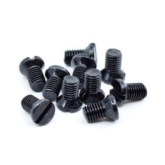 Black Oxide Slotted Fillister & Weaver Oval Head Gun Screws (10 pcs.)