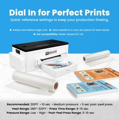 DTF Transfer Film Roll – Premium A3+ 13 inch x 328 ft – Double Matte