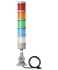 5-Stack USB LED Andon Tower Signal Light indicator Buzzer 5VDC Industrial Warn
