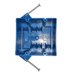 5-Pack 2-Gang New Work ETL Electrical Outlet & Switch Boxes 32 Cu In Blue