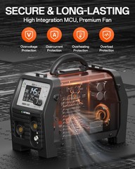 Light Weight 110V/220V 145A Flux MIG Welder Lift-TIG Stick 3 in1 Welding Machine