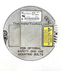 GE X13 ECM FM17 230VAC 1HP CCW Lead End rotation used tested #Z334