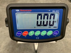 200 lb x .005 lb Digital Floor 12″x16″ Bench Scale Platform 100 kg x .002 kg