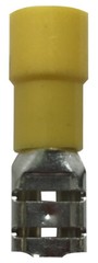 (100) 8 AWG Vinyl Insulated Female Quick Disconnect .250 Wire Terminal Connector