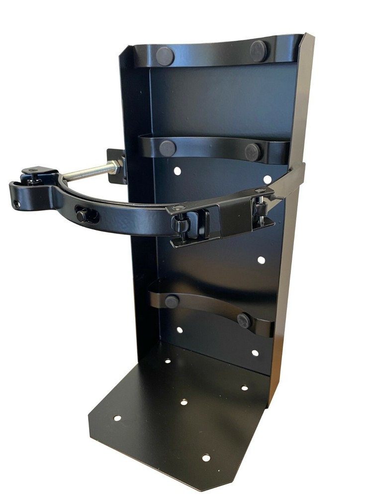 20lb Co2 Carbon Dioxide Cylinder Vehicle and Wall Mount Bracket 8″ diameter