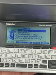 Franklin Merriam Webster Electronic Pocket Dictionary MWD-1490 New Batteries