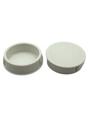 1 3/8″ Hole Nylon Locking Panel Plugs Black/White Dome Cover 1 1/2″ Top Width