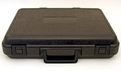 506 – PLATT LUGGAGE – BLOW MOLDED CASE – Exterior Dimensions (L x W x D): 15″ x