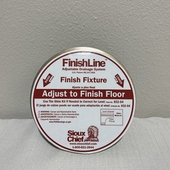 Sioux Chief 832-4HNR Finish Fixture for Adjustable Floor Drain PVC Round 6-1/2″